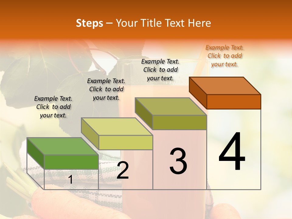Orange Organic Root PowerPoint Template