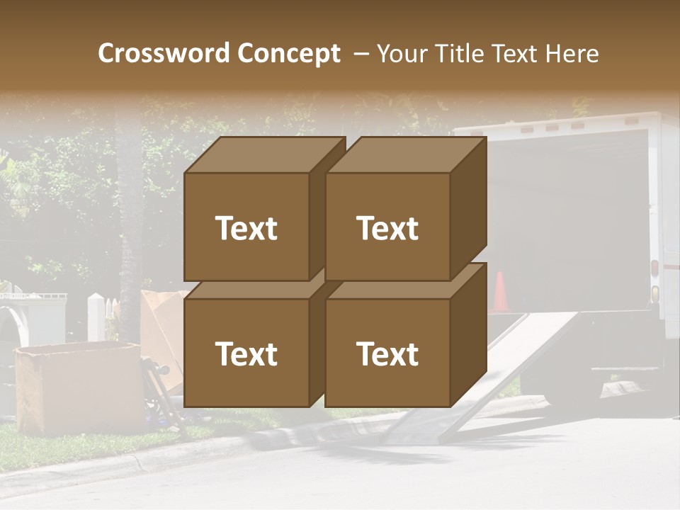 Moving Relocation Unloading PowerPoint Template