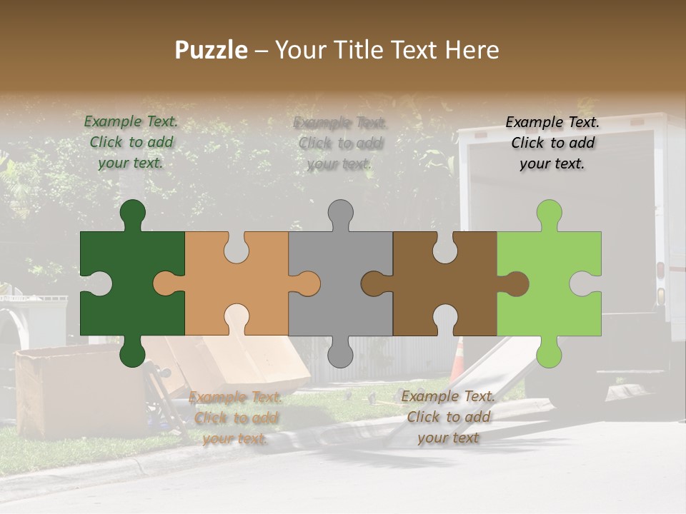 Moving Relocation Unloading PowerPoint Template