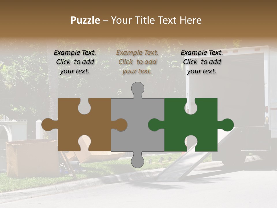 Moving Relocation Unloading PowerPoint Template