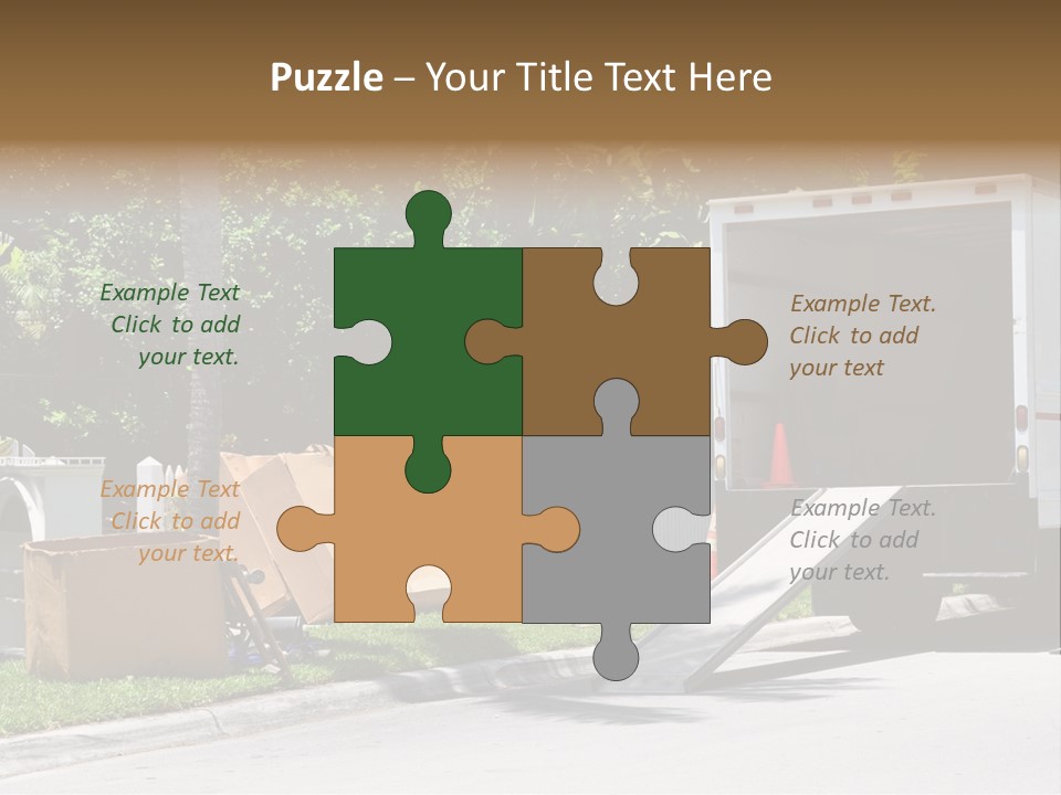 Moving Relocation Unloading PowerPoint Template