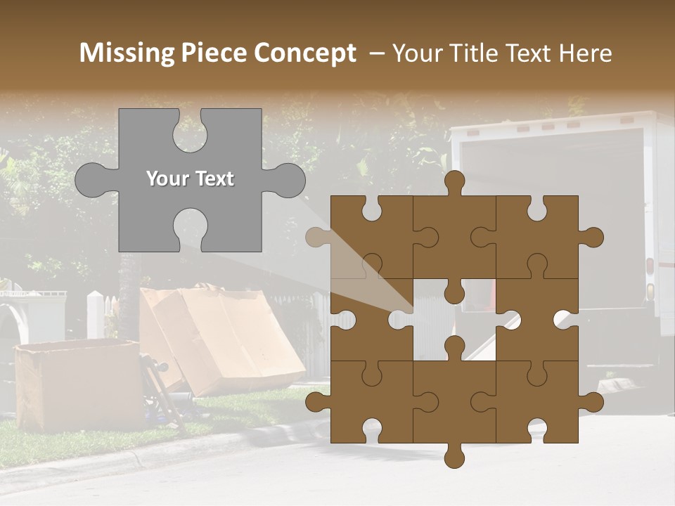 Moving Relocation Unloading PowerPoint Template