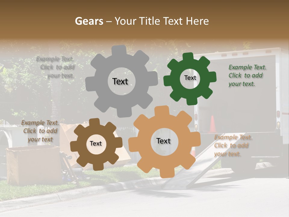 Moving Relocation Unloading PowerPoint Template