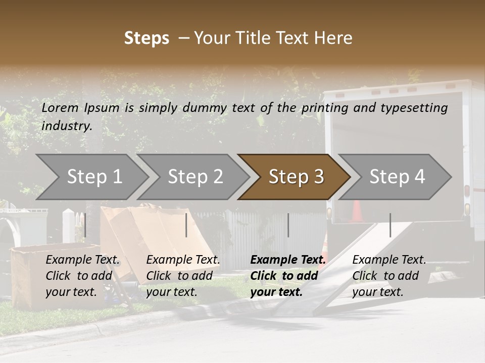 Moving Relocation Unloading PowerPoint Template