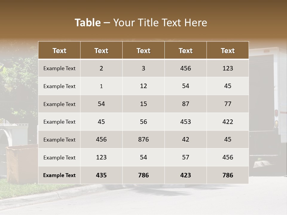 Moving Relocation Unloading PowerPoint Template