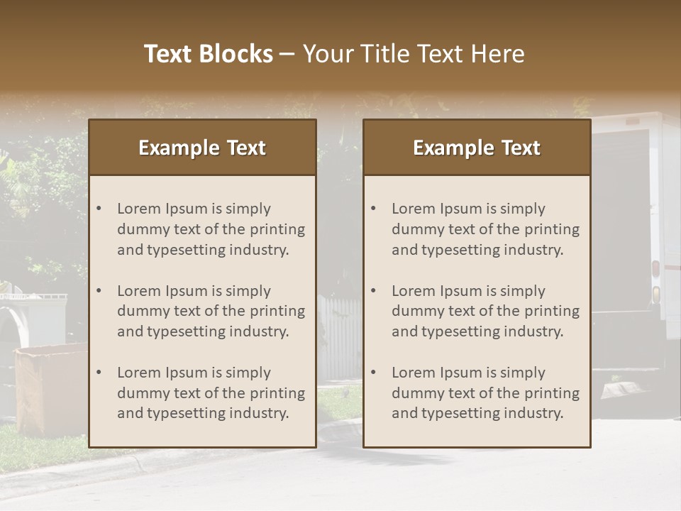 Moving Relocation Unloading PowerPoint Template