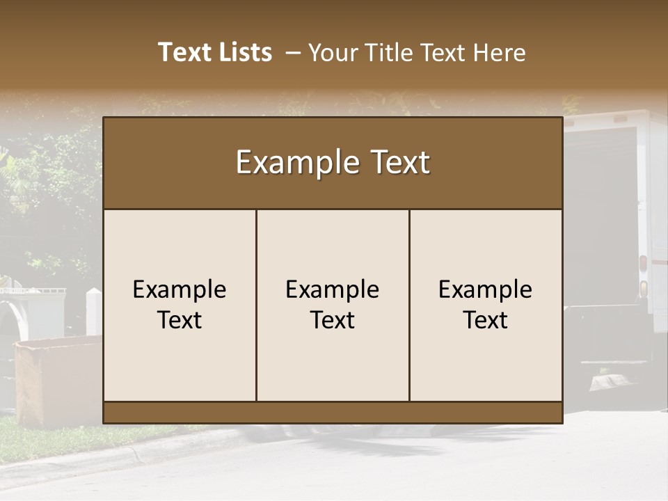 Moving Relocation Unloading PowerPoint Template