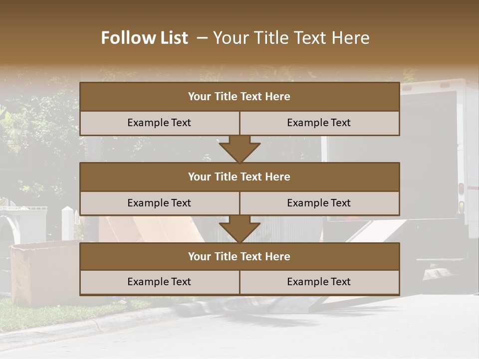 Moving Relocation Unloading PowerPoint Template