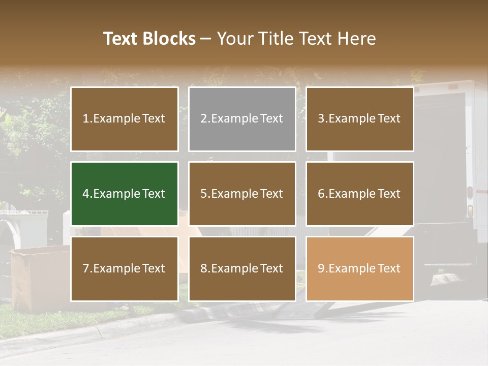 Moving Relocation Unloading PowerPoint Template