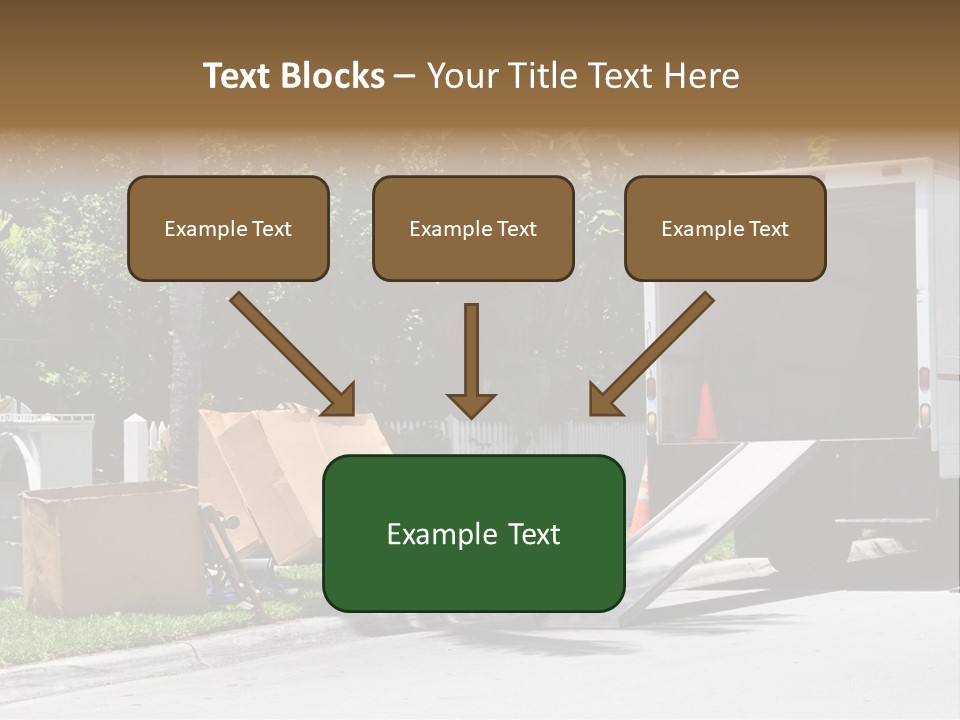 Moving Relocation Unloading PowerPoint Template
