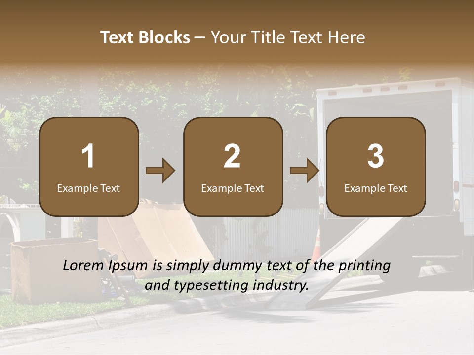 Moving Relocation Unloading PowerPoint Template