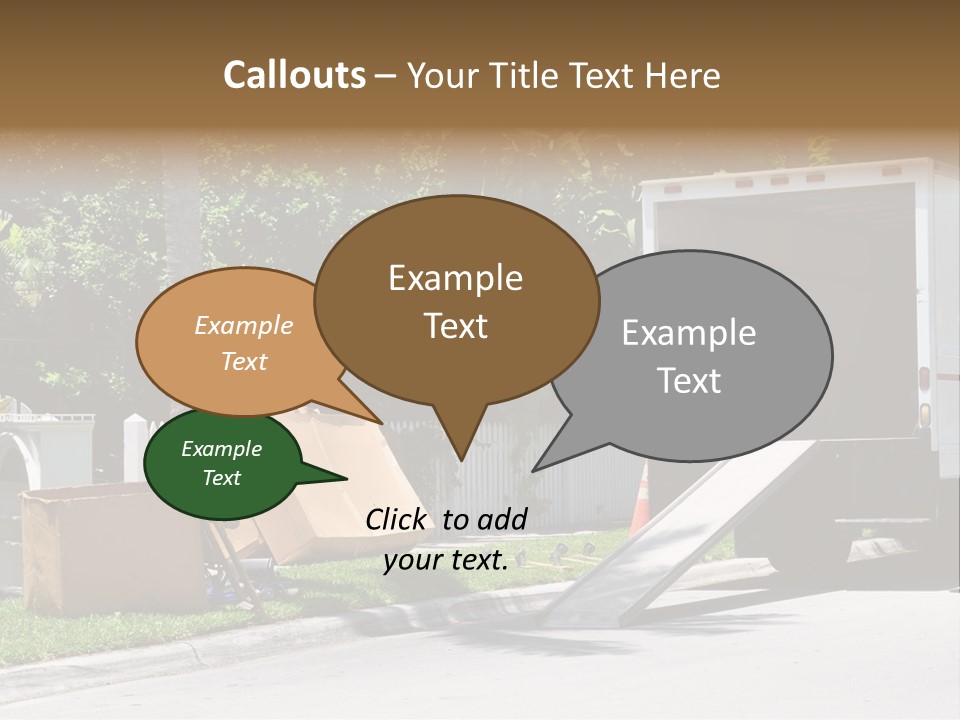 Moving Relocation Unloading PowerPoint Template