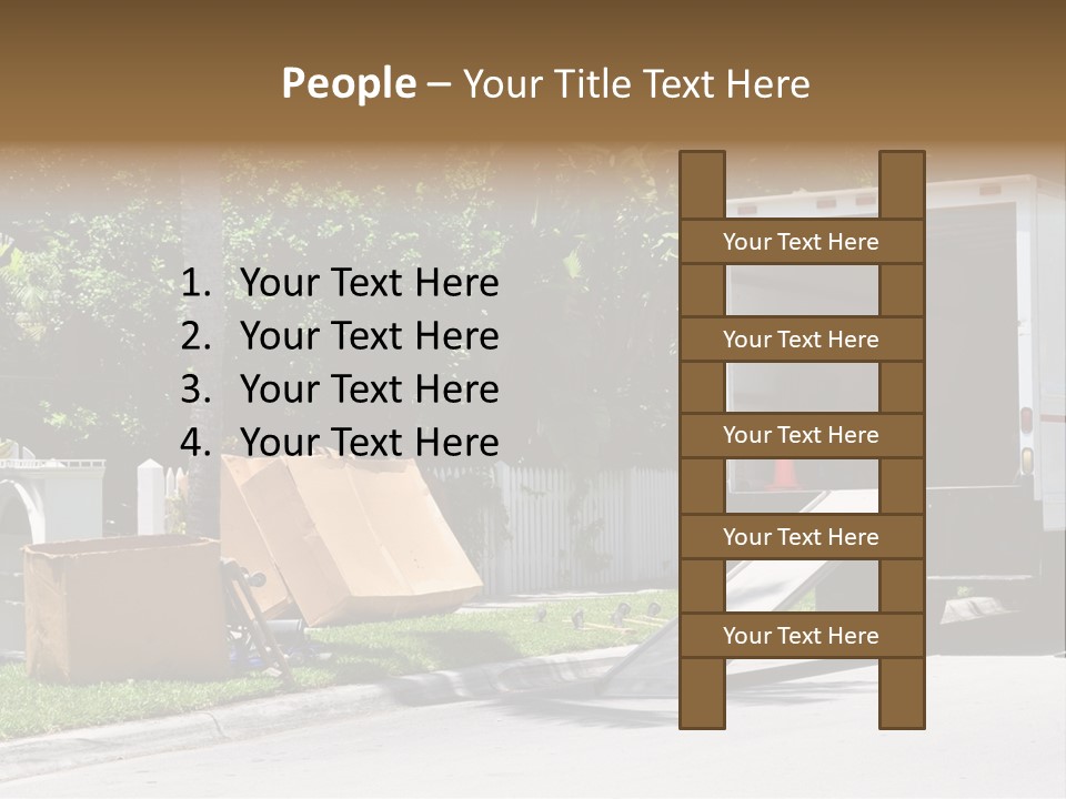 Moving Relocation Unloading PowerPoint Template