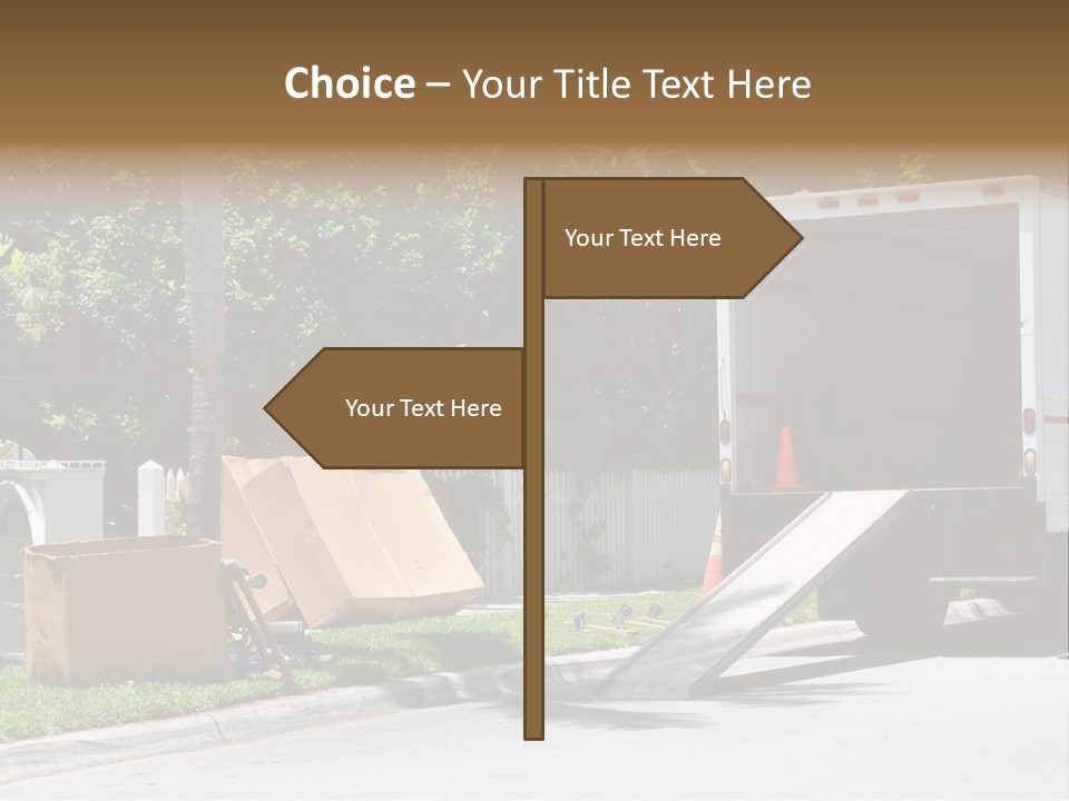 Moving Relocation Unloading PowerPoint Template