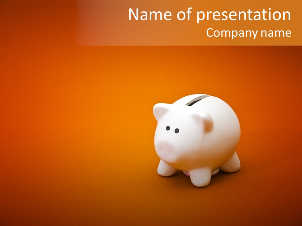 Coin Nobody Finance PowerPoint Template