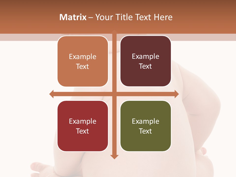 Blond Human Closeup PowerPoint Template