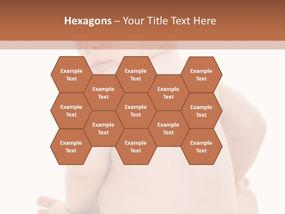 Blond Human Closeup PowerPoint Template