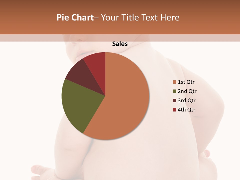 Blond Human Closeup PowerPoint Template