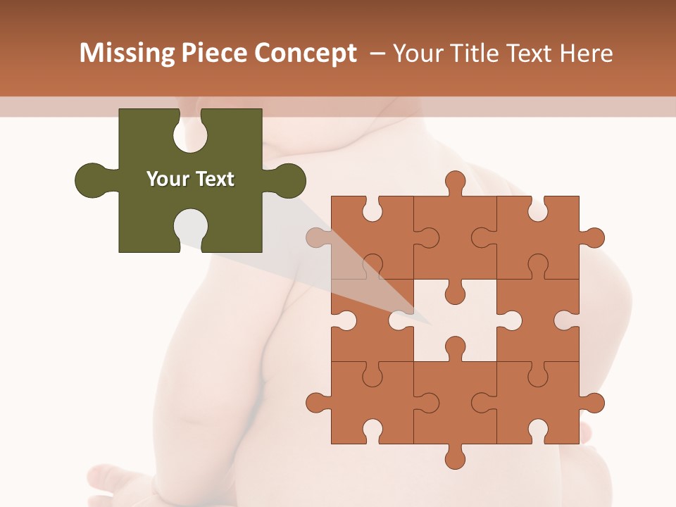 Blond Human Closeup PowerPoint Template