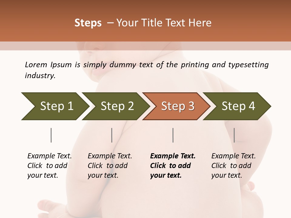 Blond Human Closeup PowerPoint Template