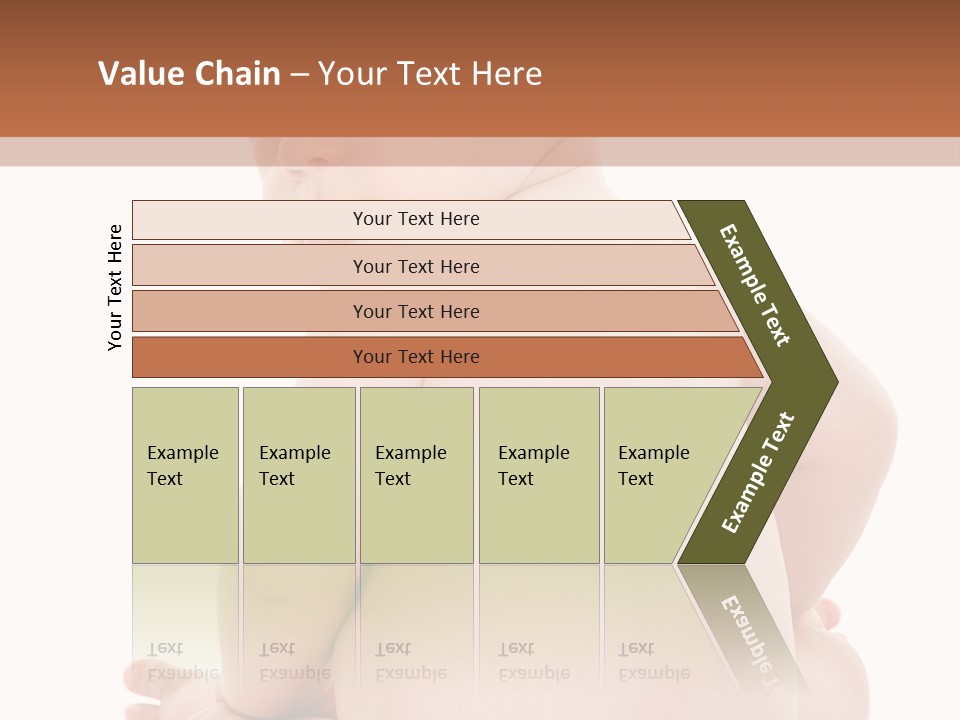 Blond Human Closeup PowerPoint Template