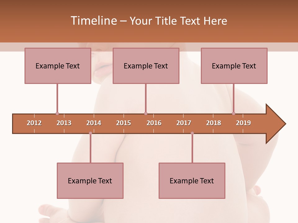 Blond Human Closeup PowerPoint Template