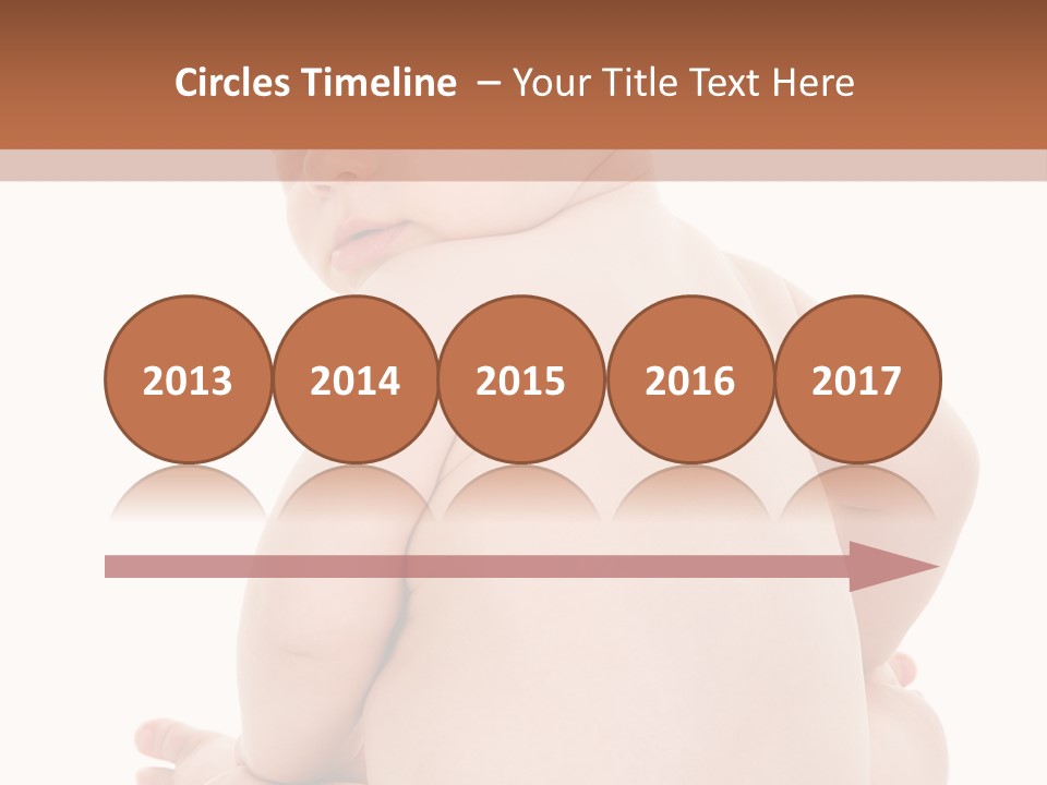 Blond Human Closeup PowerPoint Template