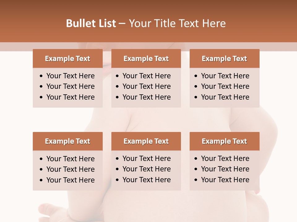 Blond Human Closeup PowerPoint Template