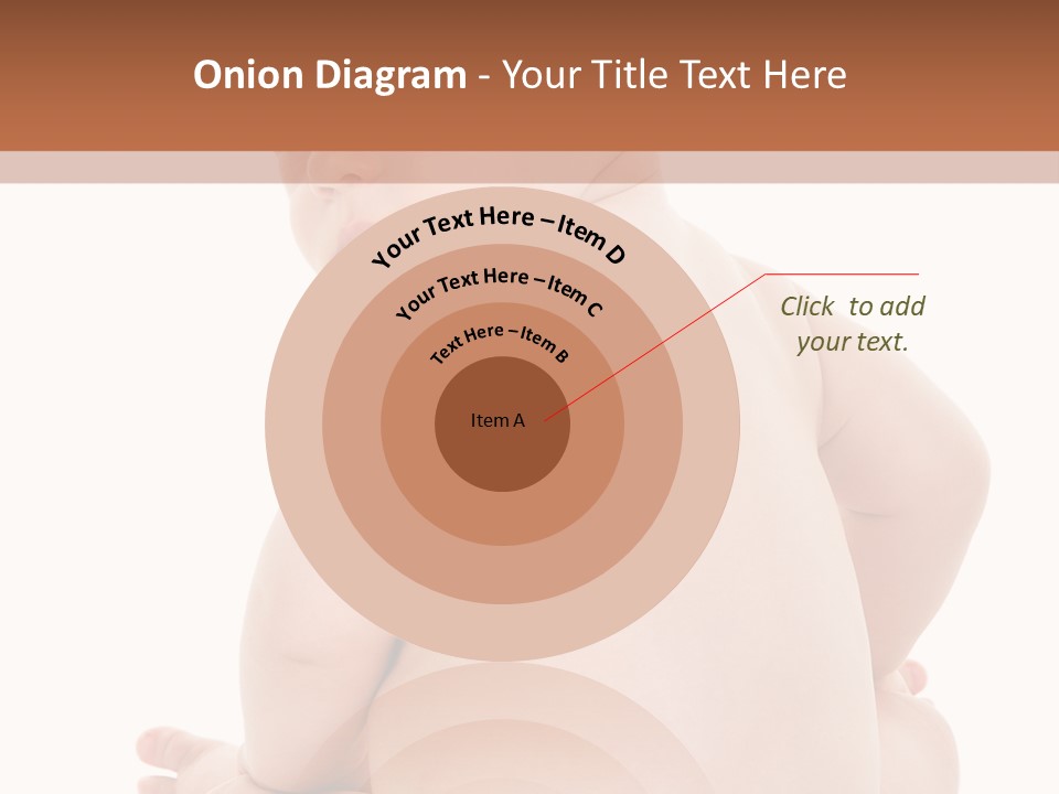 Blond Human Closeup PowerPoint Template