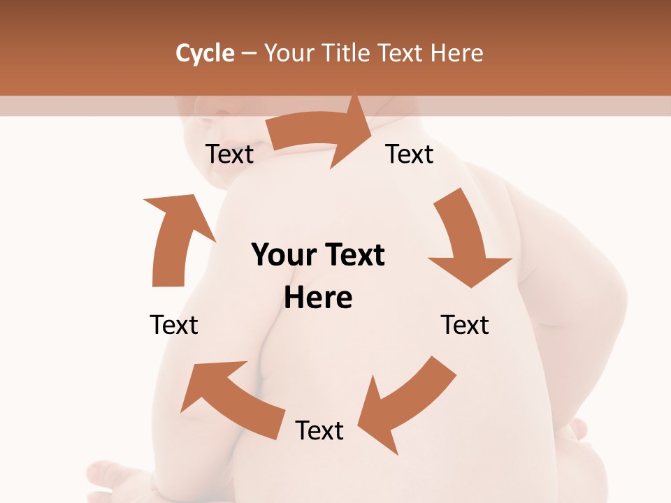 Blond Human Closeup PowerPoint Template