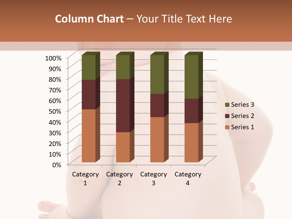 Blond Human Closeup PowerPoint Template