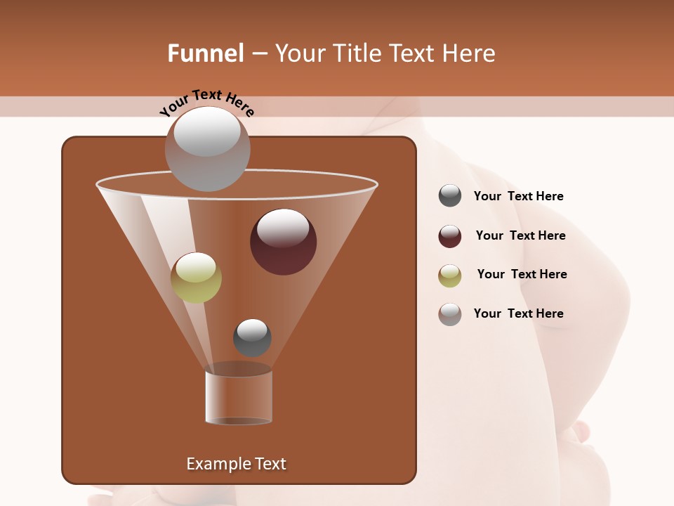 Blond Human Closeup PowerPoint Template