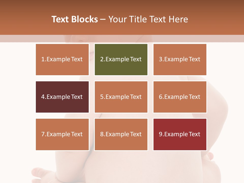 Blond Human Closeup PowerPoint Template