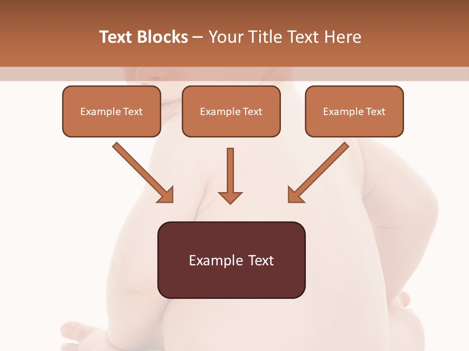 Blond Human Closeup PowerPoint Template