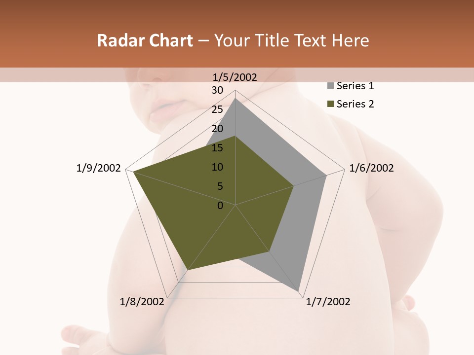 Blond Human Closeup PowerPoint Template