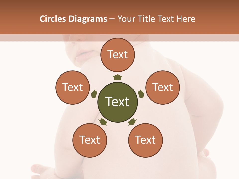 Blond Human Closeup PowerPoint Template