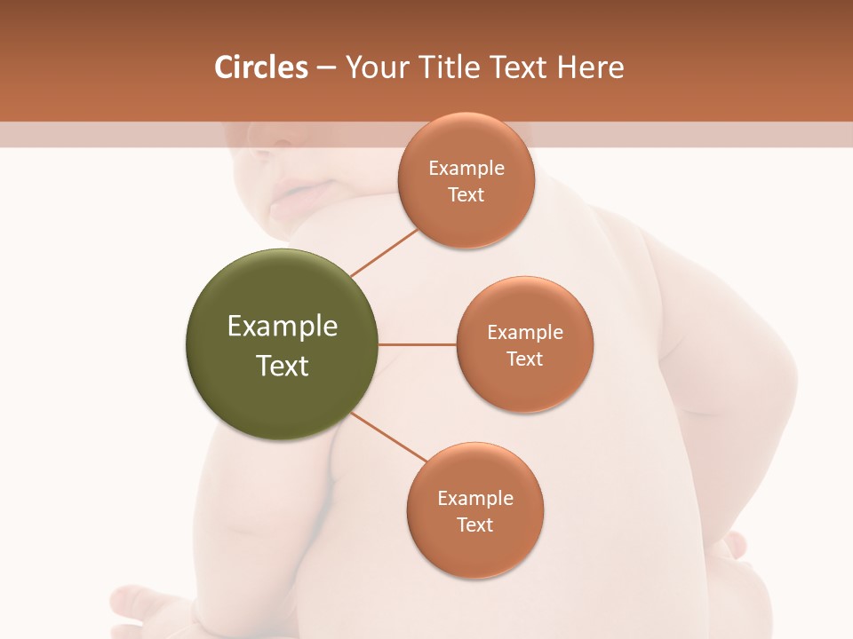 Blond Human Closeup PowerPoint Template