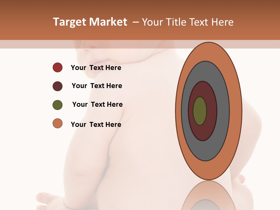 Blond Human Closeup PowerPoint Template