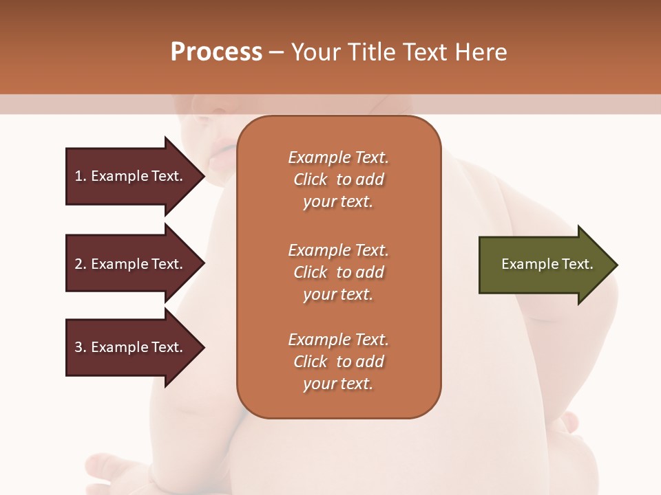 Blond Human Closeup PowerPoint Template