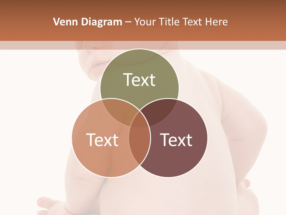 Blond Human Closeup PowerPoint Template