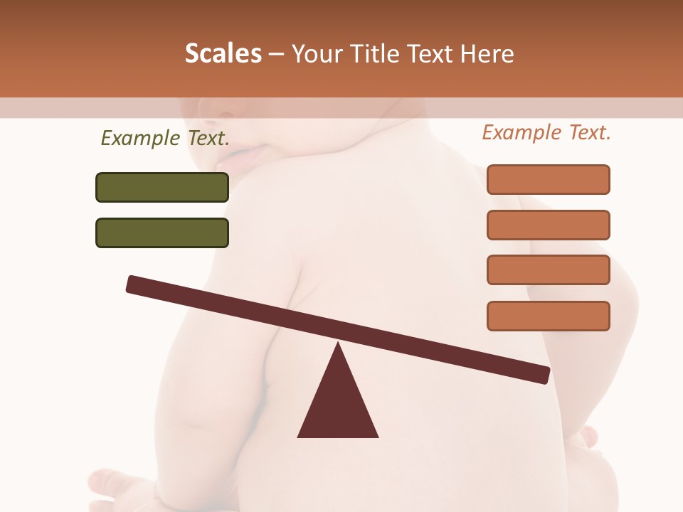 Blond Human Closeup PowerPoint Template