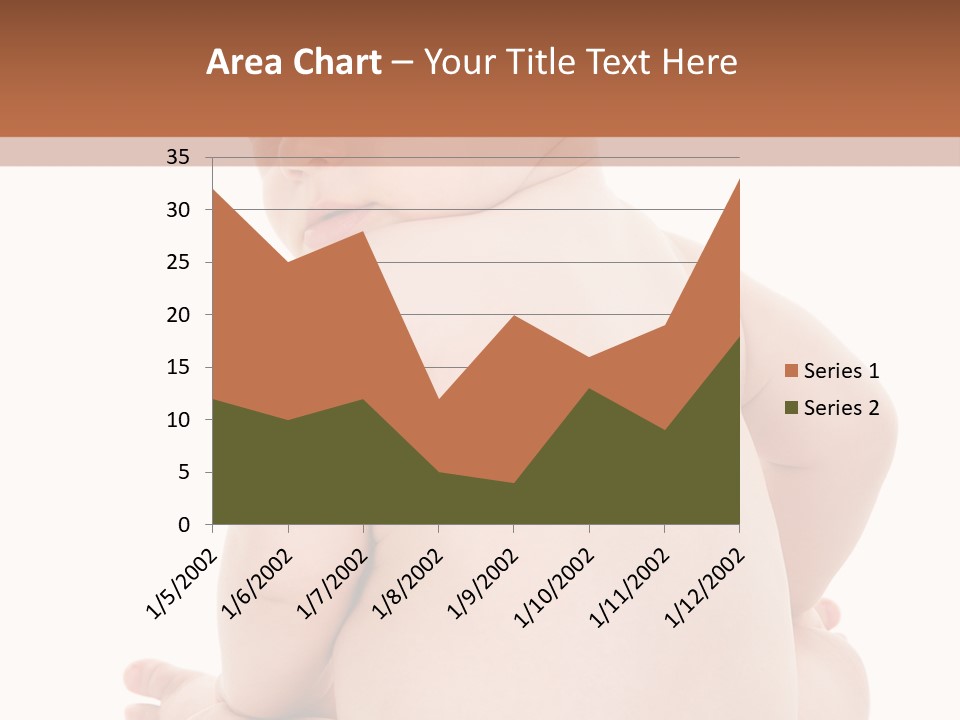 Blond Human Closeup PowerPoint Template