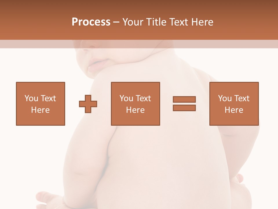 Blond Human Closeup PowerPoint Template