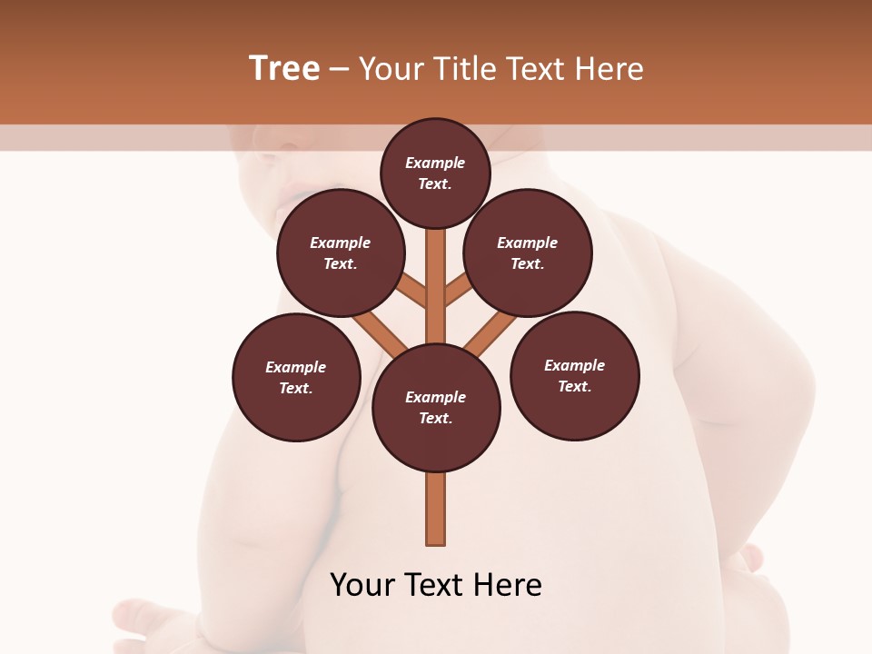 Blond Human Closeup PowerPoint Template