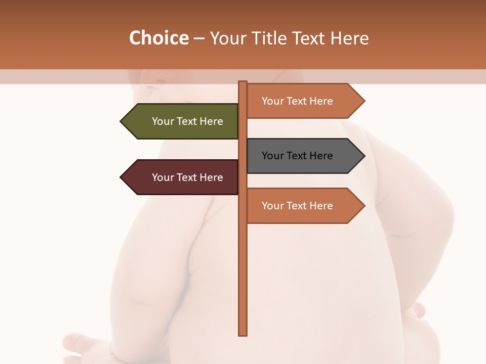 Blond Human Closeup PowerPoint Template