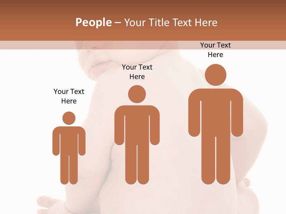 Blond Human Closeup PowerPoint Template