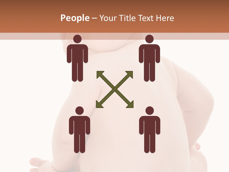 Blond Human Closeup PowerPoint Template