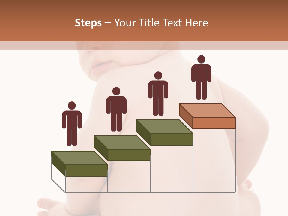 Blond Human Closeup PowerPoint Template