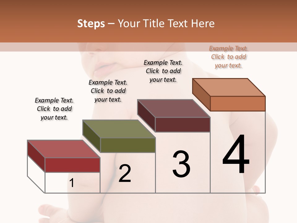 Blond Human Closeup PowerPoint Template