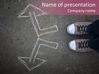 Guidance Sneakers Urban Life PowerPoint Template